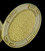 Durand platinum and gold cufflinks. (J8972)