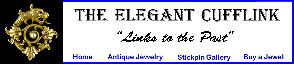 The Elegant Cufflink, the antique enamel stickpin experts. (J9037)